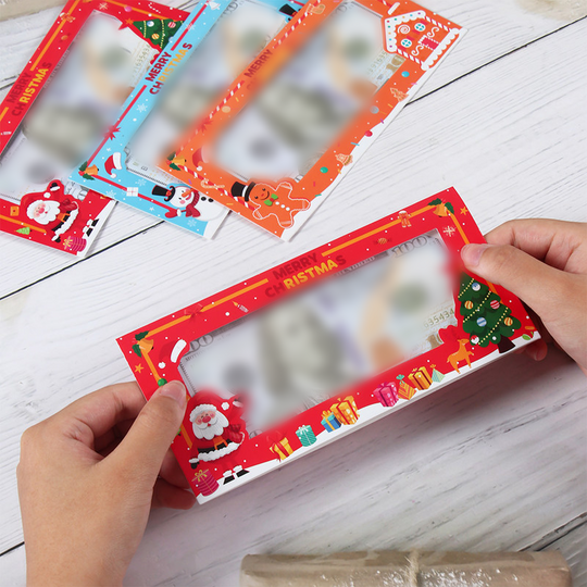 Cartoon Christmas Money Gift Card Holder