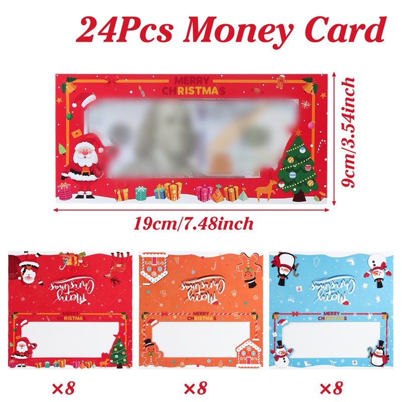 Cartoon Christmas Money Gift Card Holder