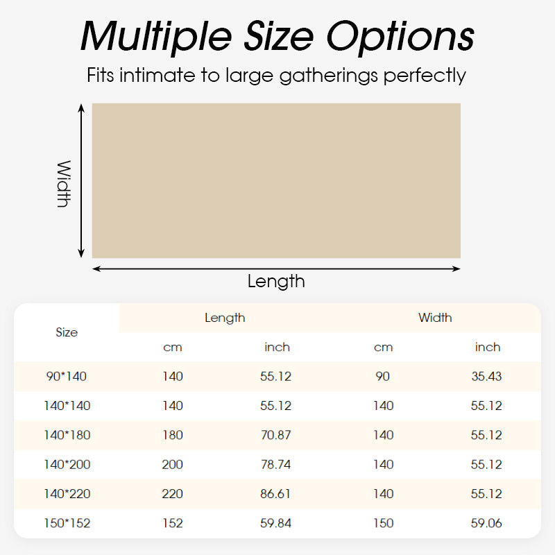 Joyful Festive Classic Christmas Tablecloth
