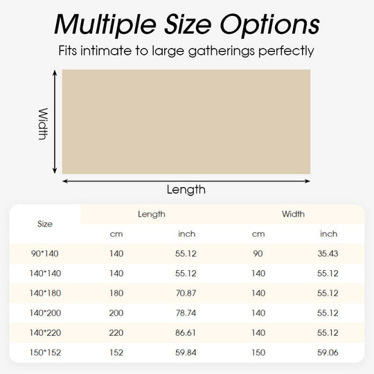 Joyful Festive Classic Christmas Tablecloth