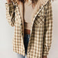 🔥🧥【S-2XL】Special Sales - 50% OFF✨Women's Winter Trendy Plaid Hooded Jacket
