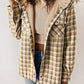 🔥🧥【S-2XL】Special Sales - 50% OFF✨Women's Winter Trendy Plaid Hooded Jacket