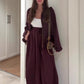 ❄️LAST DAY PROMOTION - 50%OFF 💖 Fit Zip Jacket & Wide-Leg Pants Set✈️Free Shipping