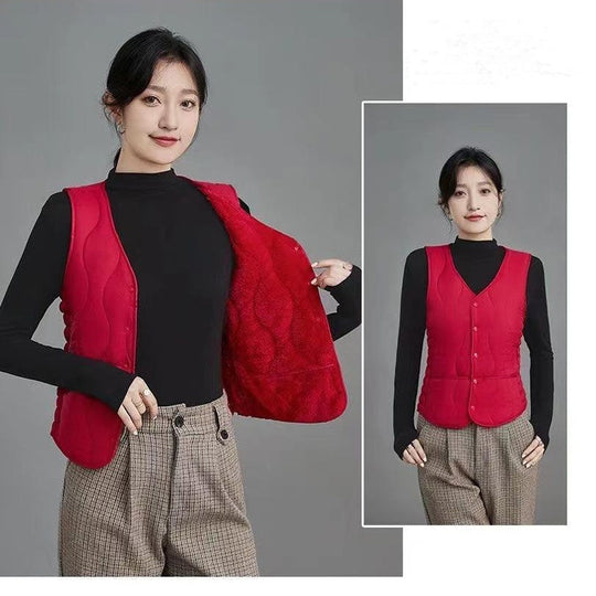 Gilet matelassé coupe ajustée pour femme