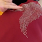 Women's Warm Rhinestone Half-Turtleneck Base Layer Shirt