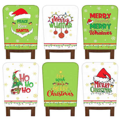 6PCS Christmas Chair Covers