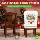 6PCS Christmas Chair Covers