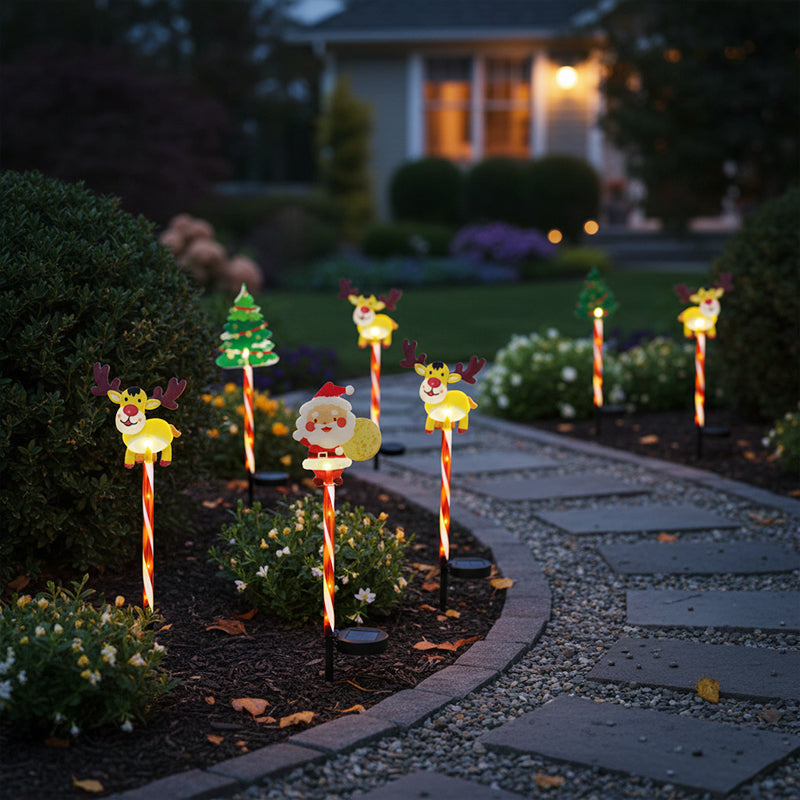 🎄Warm Glow Festive Garden Stake Lights