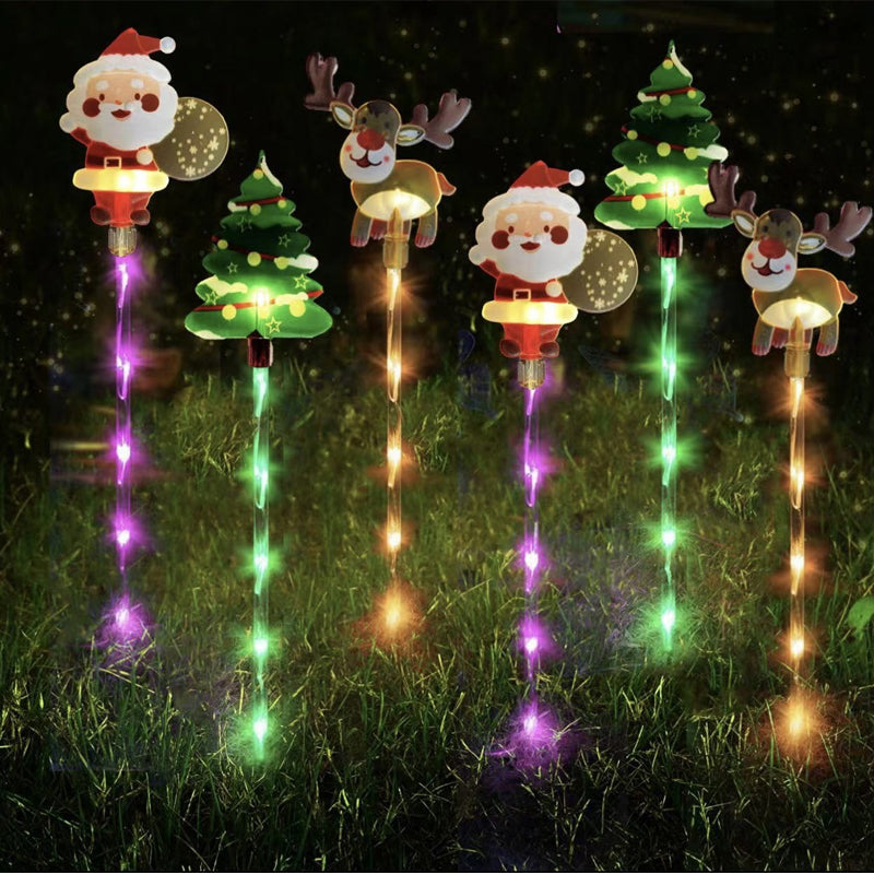 🎄Warm Glow Festive Garden Stake Lights