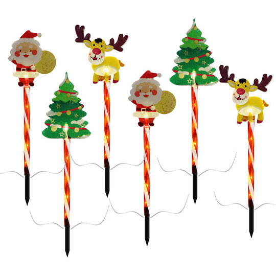 🎄Warm Glow Festive Garden Stake Lights