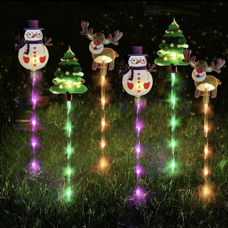 🎄Warm Glow Festive Garden Stake Lights