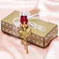 Eternal Love Metal Crystal Rose Timeless Gift for Valentine's Day, Mother's Day, Birthdays, and Anniversaries Water-Resistant & Durable Crystal Design Personalized Present Decoration Wedding