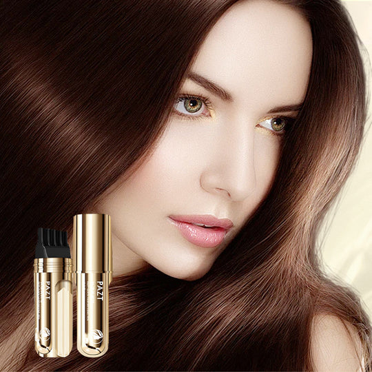 💇‍♀️✨ 2-in-1 Gray Hair Dye Comb—Perfectly even color every time!🎨