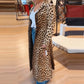 Women’s Eye-Catching Leopard Print Long Coat