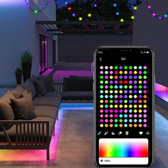Striscia LED impermeabile intelligente per interni ed esterni