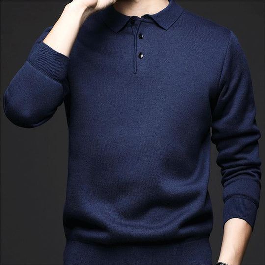 Choix de cadeau : pull épais rembourré à revers pour homme.