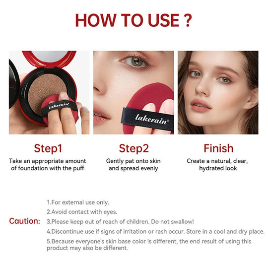 💜 LAST DAY PROMOTION - 50%OFF 💜Moisturizing Long-lasting Air Cushion Foundation