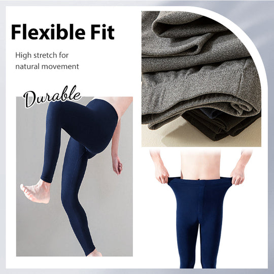 Pantalóns de roupa interior térmica sen costuras para homes