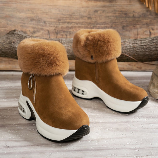 Women’s Thick Sole Lined Ankle Boots
