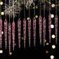 12PCS Glittering Christmas Tree Icicle Decorations