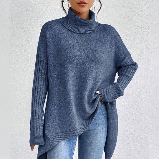 ⏳Limited-time 50% off⏰Women’s Fashion Solid Color Turtleneck Sweater👗