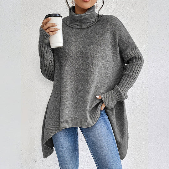 ⏳Limited-time 50% off⏰Women’s Fashion Solid Color Turtleneck Sweater👗