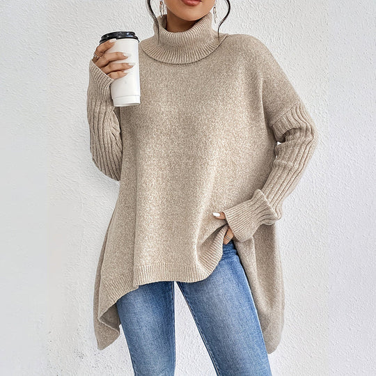 ⏳Limited-time 50% off⏰Women’s Fashion Solid Color Turtleneck Sweater👗