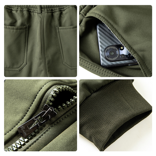 Men's Insulated Windproof Jacket & Pants Set