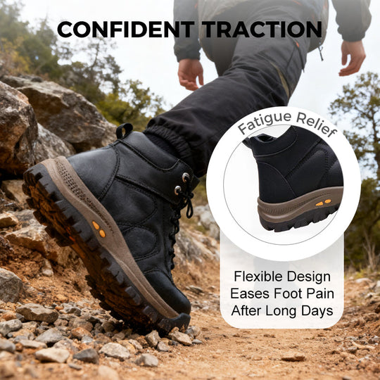 [59% off] Men's all-weather mid-top sports leather shoes