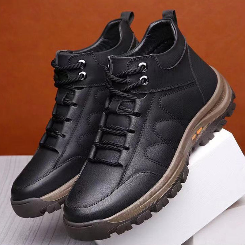 [59% off] Men's all-weather mid-top sports leather shoes