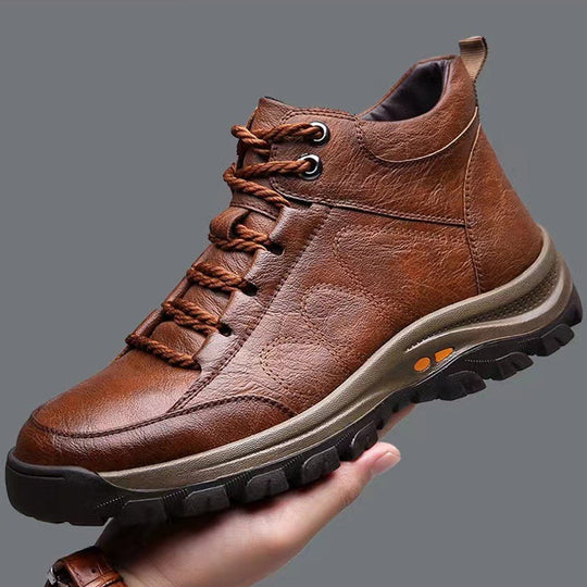 [59% off] Men's all-weather mid-top sports leather shoes