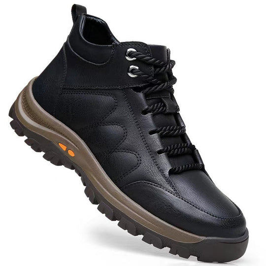 [59% off] Men's all-weather mid-top sports leather shoes