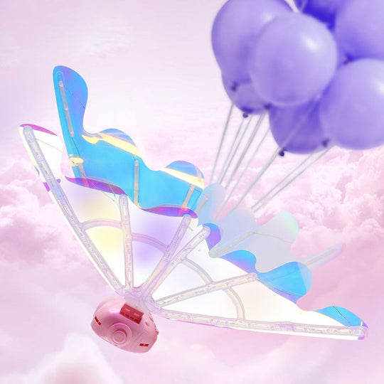 🎄Weihnachts-Schnäppchen 2025🎁Wiederaufladbare elektrische Feenflügel mit LED-Lichtern und Musik🧚‍♀️