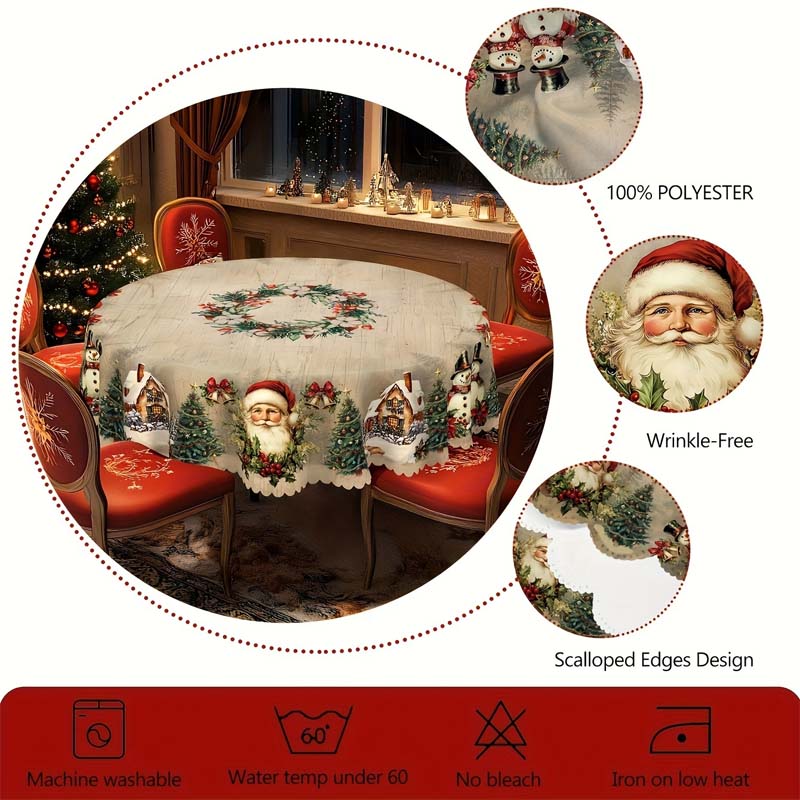 Christmas Tablecloth for Decor