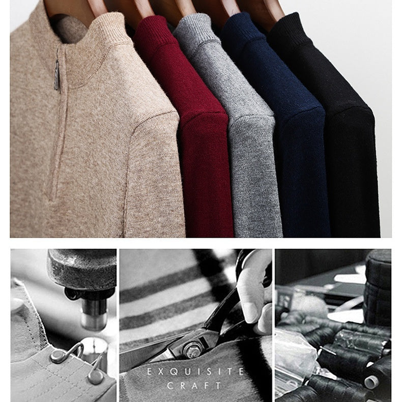 🔥 PROMOCIÓN DE ÚLTIMO DÍA - 50% DE DESCUENTO 🔥Suéter de cuello alto medio para hombre