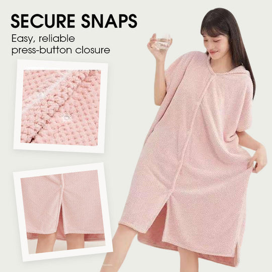 Kvinnors mysig huva texturerat rutnät badrock