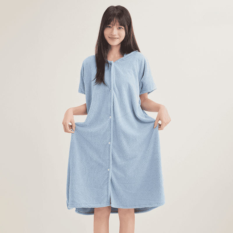 Kvinnors mysig huva texturerat rutnät badrock