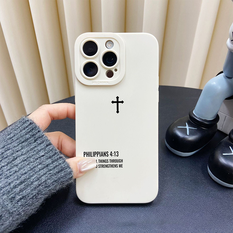 🔥50% off, while stocks last! 🎉Bible Text TPU Case for iPhone Galaxy,Shockproof Anti-Drop Phone Case Cute Gift for Her.