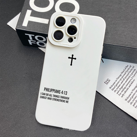 🔥50% off, while stocks last! 🎉Bible Text TPU Case for iPhone Galaxy,Shockproof Anti-Drop Phone Case Cute Gift for Her.