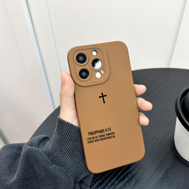 🔥50% off, while stocks last! 🎉Bible Text TPU Case for iPhone Galaxy,Shockproof Anti-Drop Phone Case Cute Gift for Her.