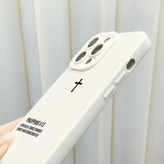 🔥50% off, while stocks last! 🎉Bible Text TPU Case for iPhone Galaxy,Shockproof Anti-Drop Phone Case Cute Gift for Her.