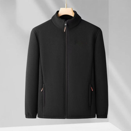 Men's Winter Warm Zipper Coats with Pockets