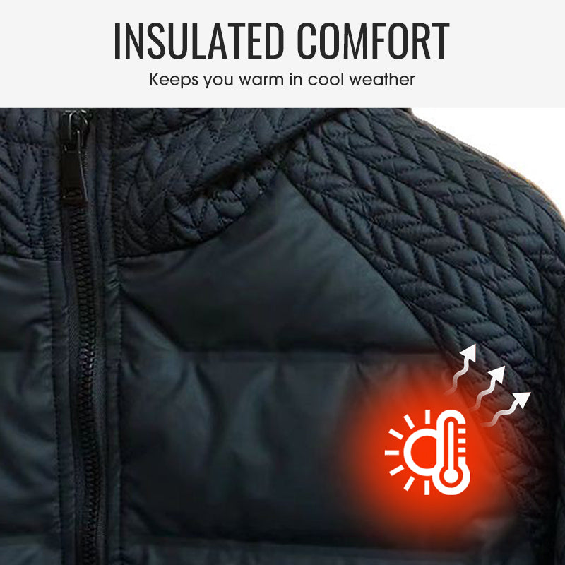⏳Time-Limited Special⏰Men's Windproof Padded & Hooded Jacket