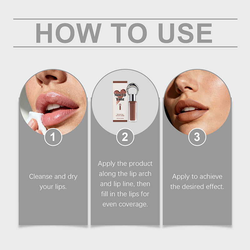 🎉Het rea🎉Vattentät återfuktande matt läppfärg