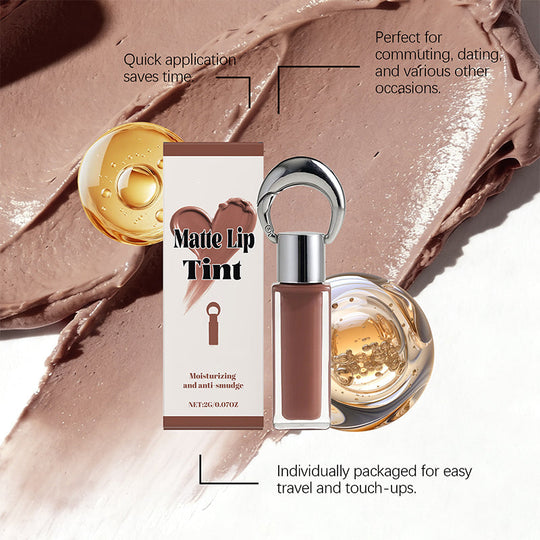 🎉Het rea🎉Vattentät återfuktande matt läppfärg