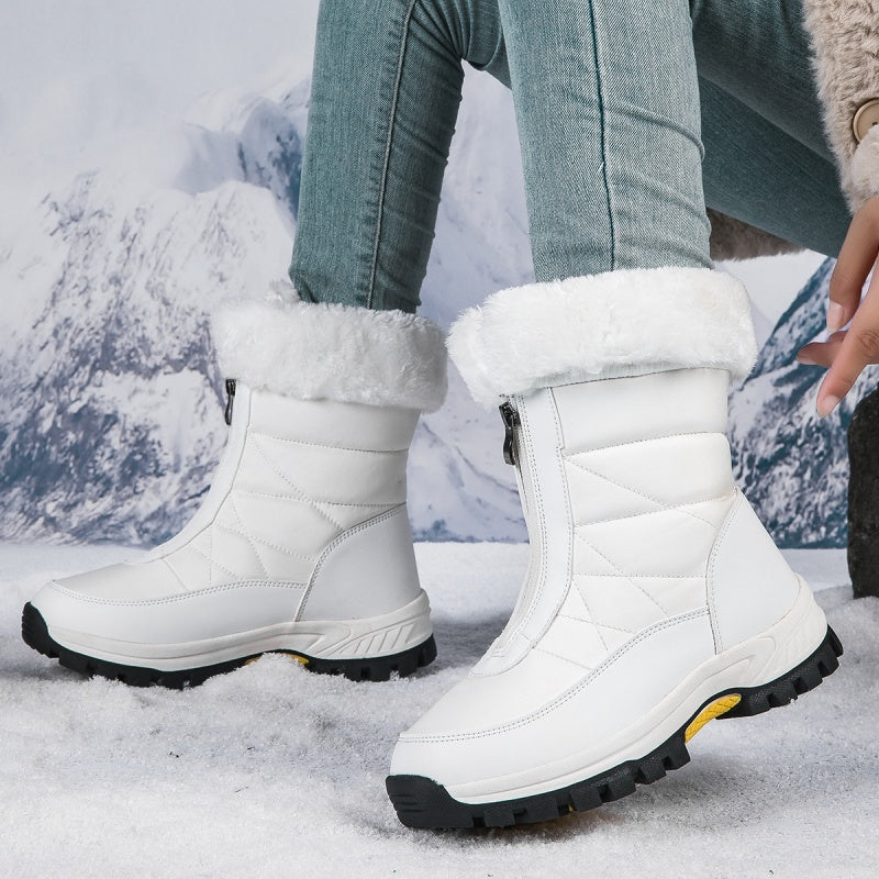 Women’s Non-Slip Warm Zipper Snow Boots