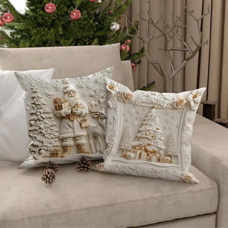 Elegant Christmas Decorative Pillow Covers