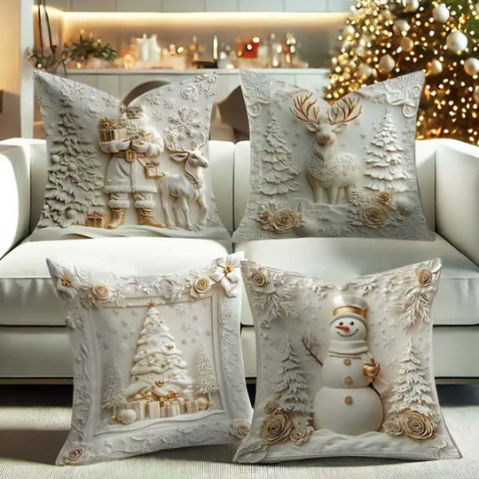 Elegant Christmas Decorative Pillow Covers