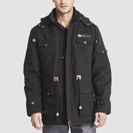 🔥 LAST DAY PROMOTION - 50%OFF 🔥Men's Winter Drawstring Cotton Military Driver Jacket - Comfort and Style Combined