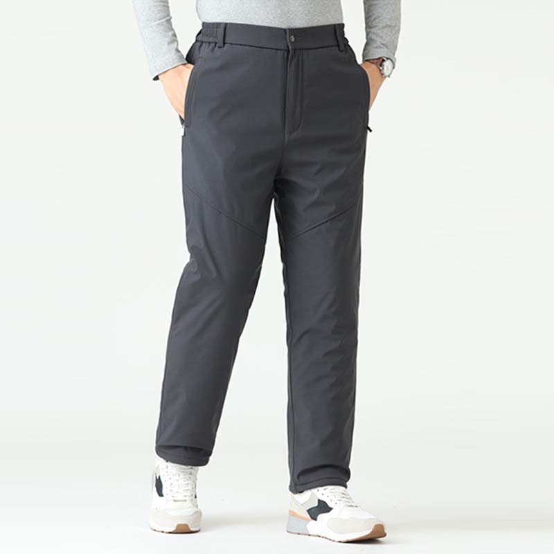 Men's Warm Pants with Zipper Pockets